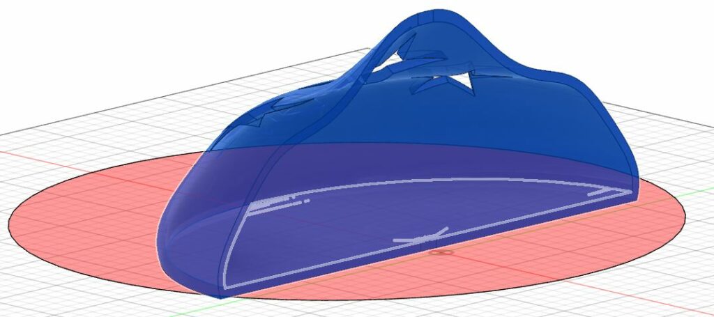 Fusion 360 : découpe du plancher