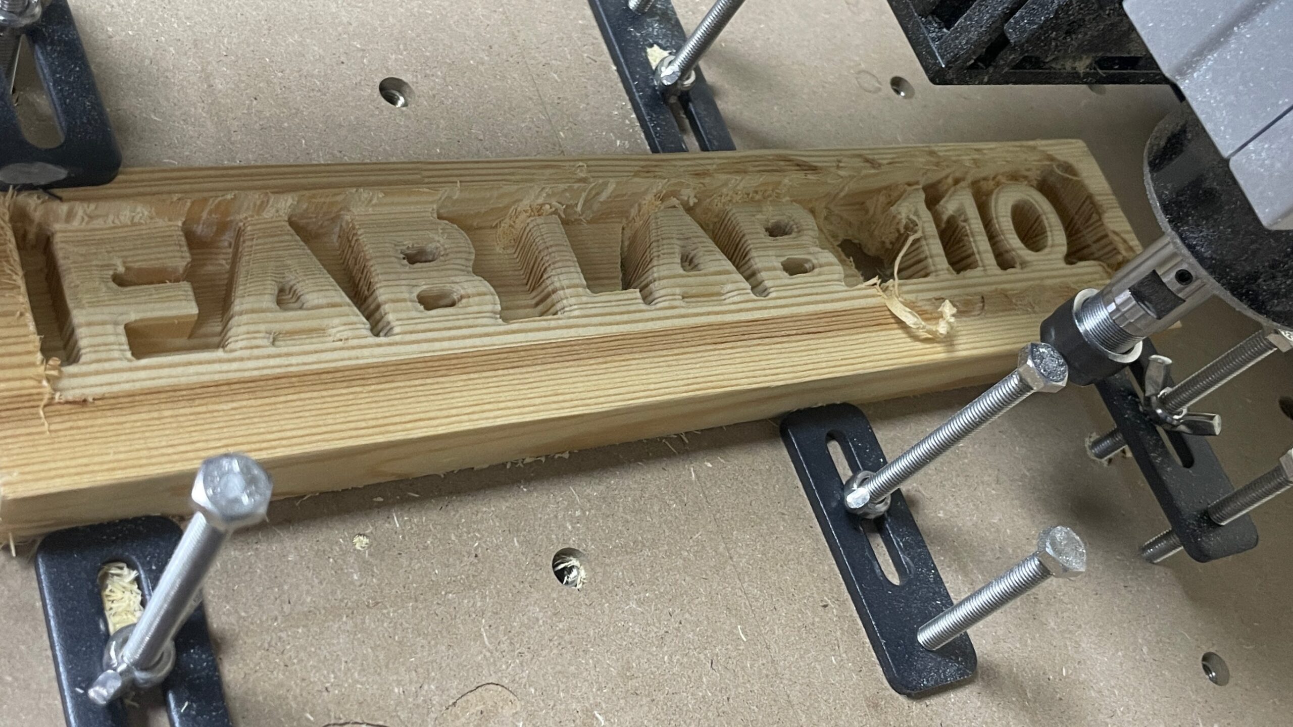 CNC Logo Fab Lab 110